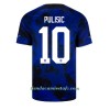 Camiseta de fútbol Estados Unidos Christian Pulisic 10 Segunda Equipación Mundial 2022 - Hombre